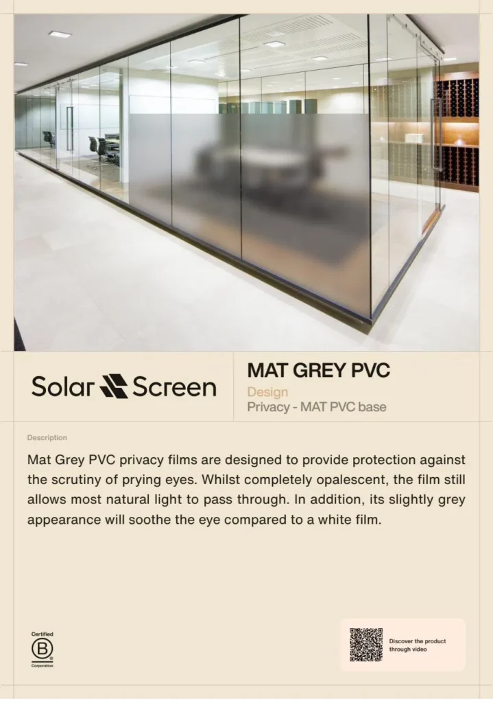 mat grey pvc webp